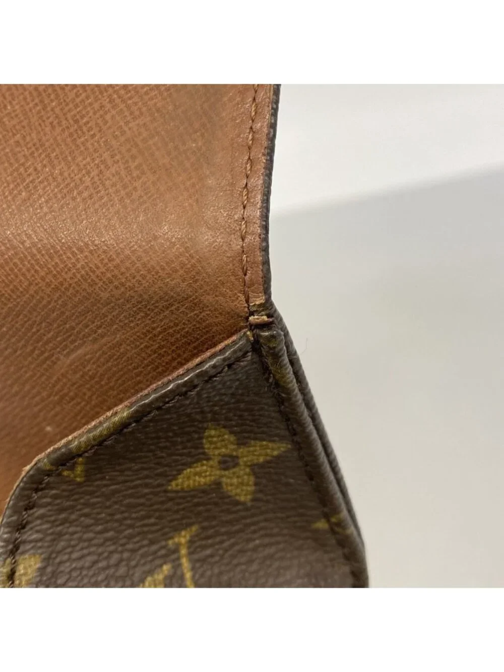 Louis Vuitton Shoulder Bag Monogram Cartouchiere MM Brown